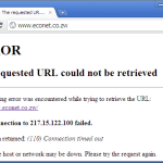 Econet Unavailable