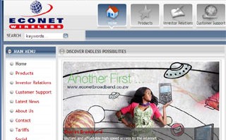 The Econet website