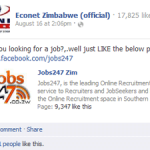 Econet Zim Fake Page