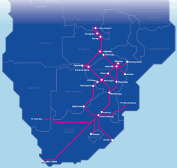 The latest Liquid Telecom terrestrial fibre map