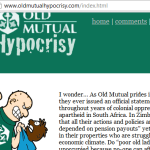 Old Mutual Hypocrisy Website