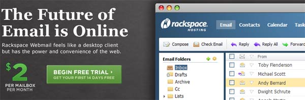 Rackspace Mail Hosting