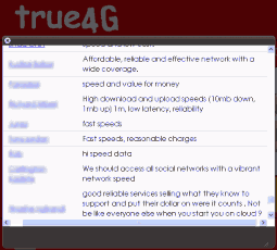 True4G Responses