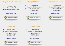 ZOL slashes Wi-Fi hotspot prices. Discontinues free minutes